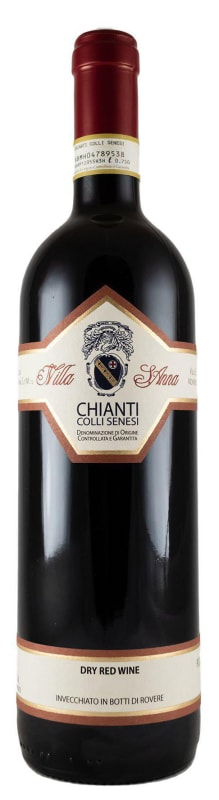 Villa Sant'Anna Chianti Colli Senesi 2020 Front Bottle Shot