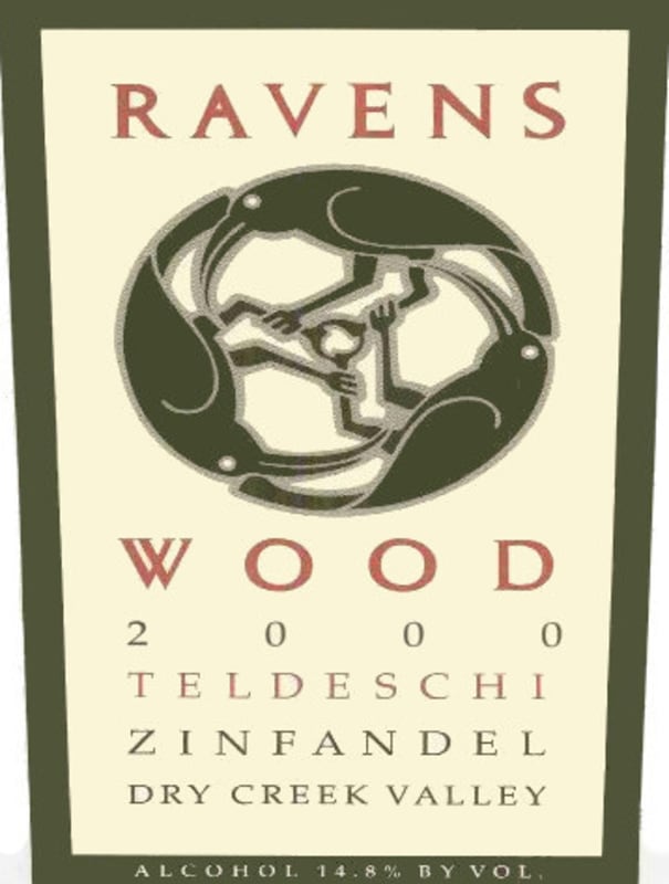 Ravenswood Teldeschi Zinfandel 2000 Front Label