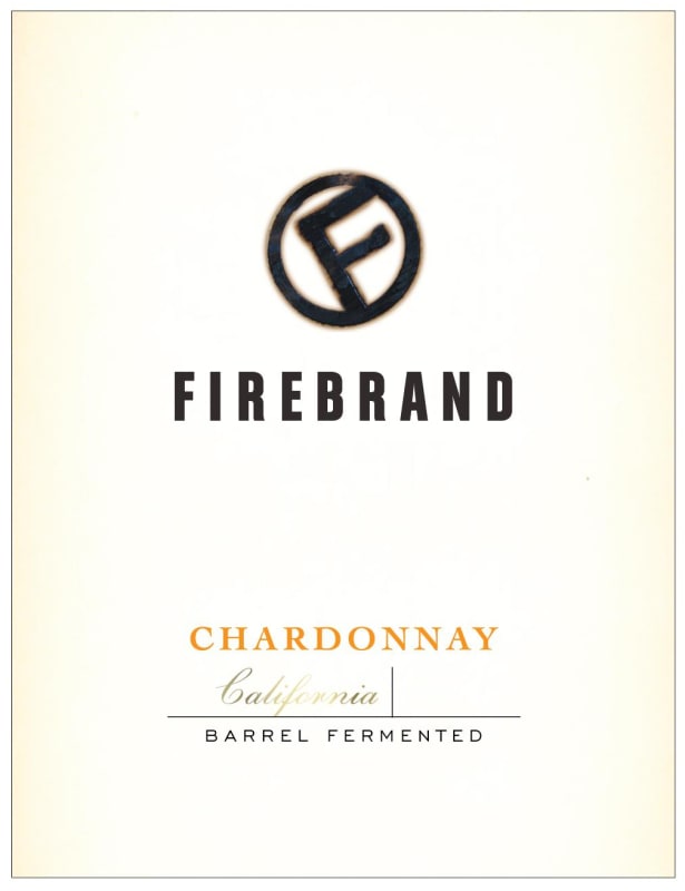 Firebrand Barrel Fermented Chardonnay 2016 Front Label
