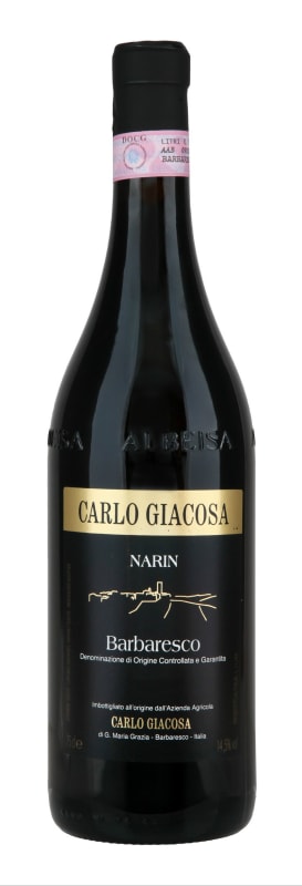 Carlo Giacosa Barbaresco Narin 2016 Front Bottle Shot
