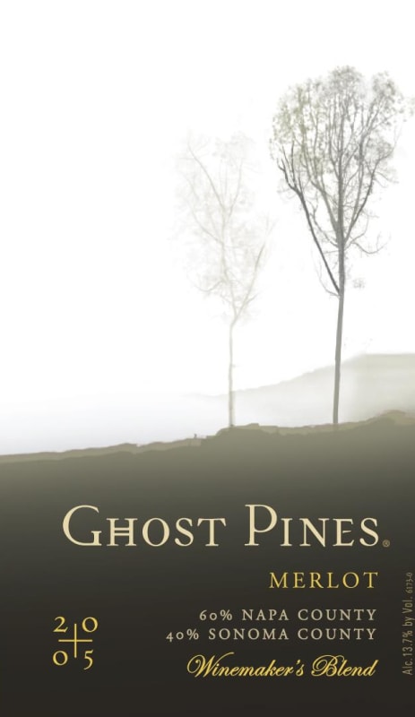 Ghost Pines Winemaker's Blend Merlot 2005 Front Label