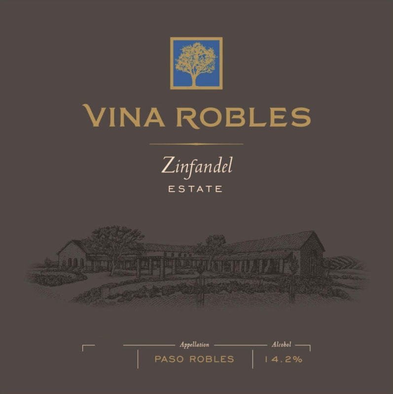 Vina Robles Zinfandel 2014 Front Label