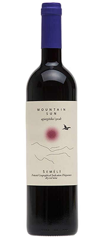 Semeli Mountain Sun Red 2018 Front Bottle Shot