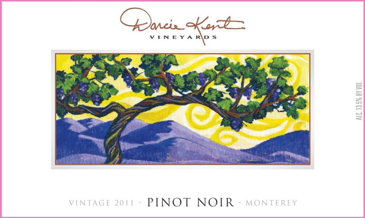 Darcie Kent Pinot Noir 2011 Front Label
