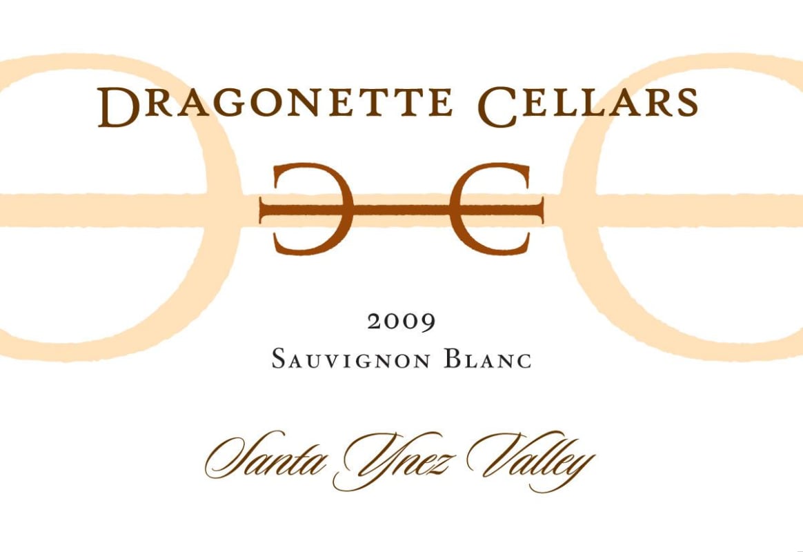 Dragonette Cellars Santa Ynez Valley Sauvignon Blanc 2009 Front Label