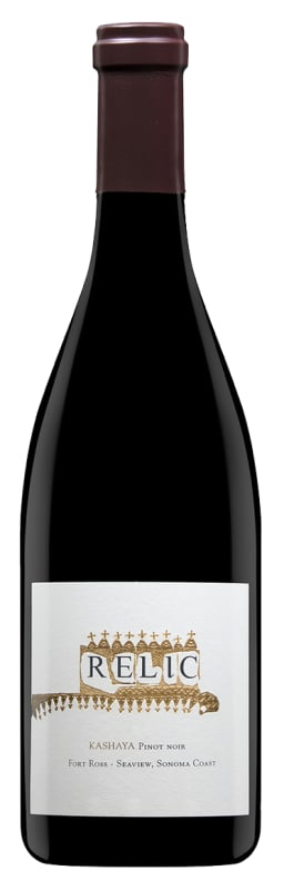 Relic Wine Cellars Kashaya Pinot Noir 2019 Front Bottle Shot