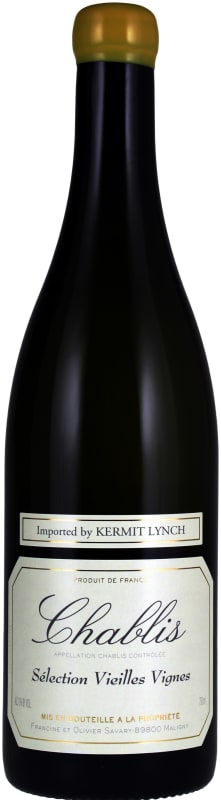 Famille Savary Chablis Vieilles Vignes 2017 Front Bottle Shot