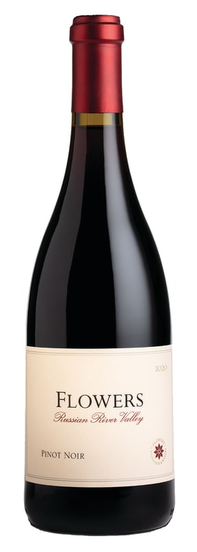 Flowers Russian River Pinot Noir 2020 Front Bottle Shot