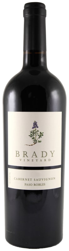 Brady Vineyard Cabernet Sauvignon 2015 Front Bottle Shot