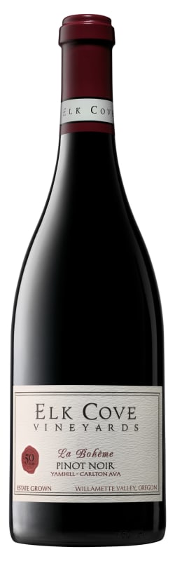 Elk Cove La Boheme Pinot Noir 2023 Front Bottle Shot