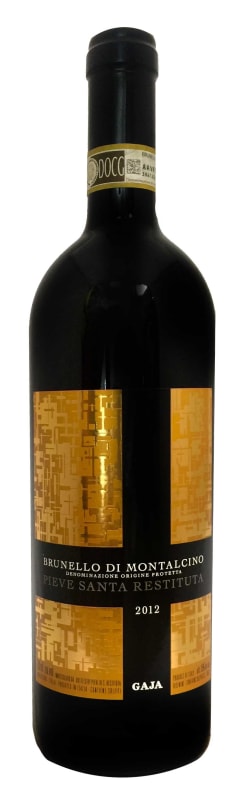 Gaja Pieve Santa Restituta Brunello di Montalcino (375ML half-bottle) 2012 Front Bottle Shot