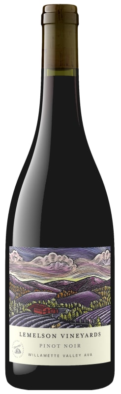 Lemelson Willamette Valley Pinot Noir 2023 Front Bottle Shot