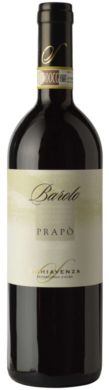 Schiavenza Barolo Prapo 2012 Front Bottle Shot