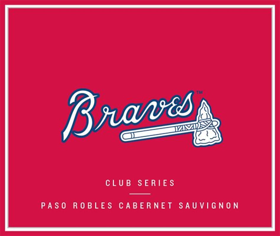 MLB Club Series Braves Cabernet Sauvignon 2015 Front Label