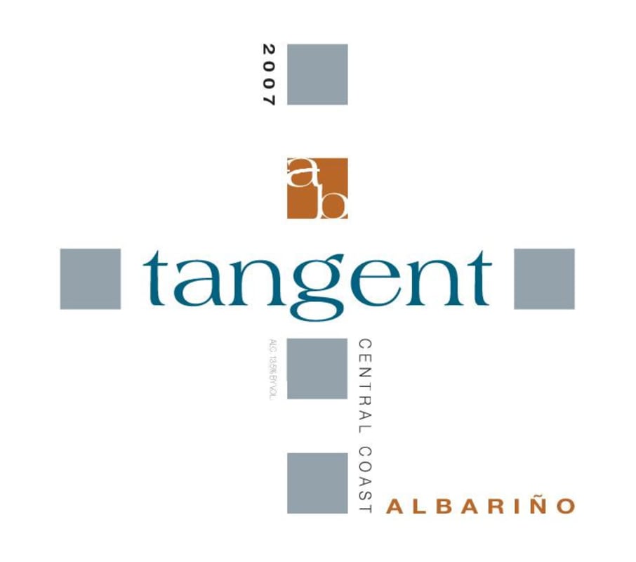 Tangent Edna Valley Albarino 2007 Front Label