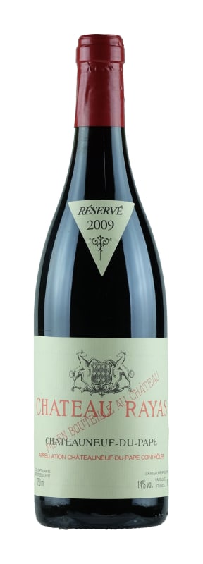 Chateau Rayas Chateaneuf-du-Pape Reserve 2009 Front Bottle Shot