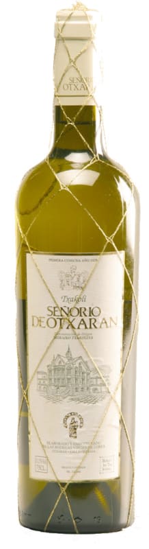 Bodegas Virgen de Lorea Senorio de Otxaran Txakoli 2021 Front Bottle Shot