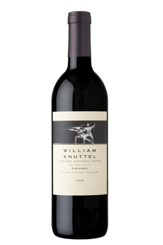 William Knuttel Biglieri Vineyard Zinfandel 2019 Front Bottle Shot