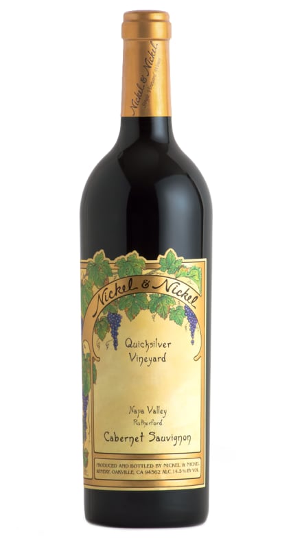 Nickel & Nickel Quicksilver Cabernet Sauvignon 2023 Front Bottle Shot