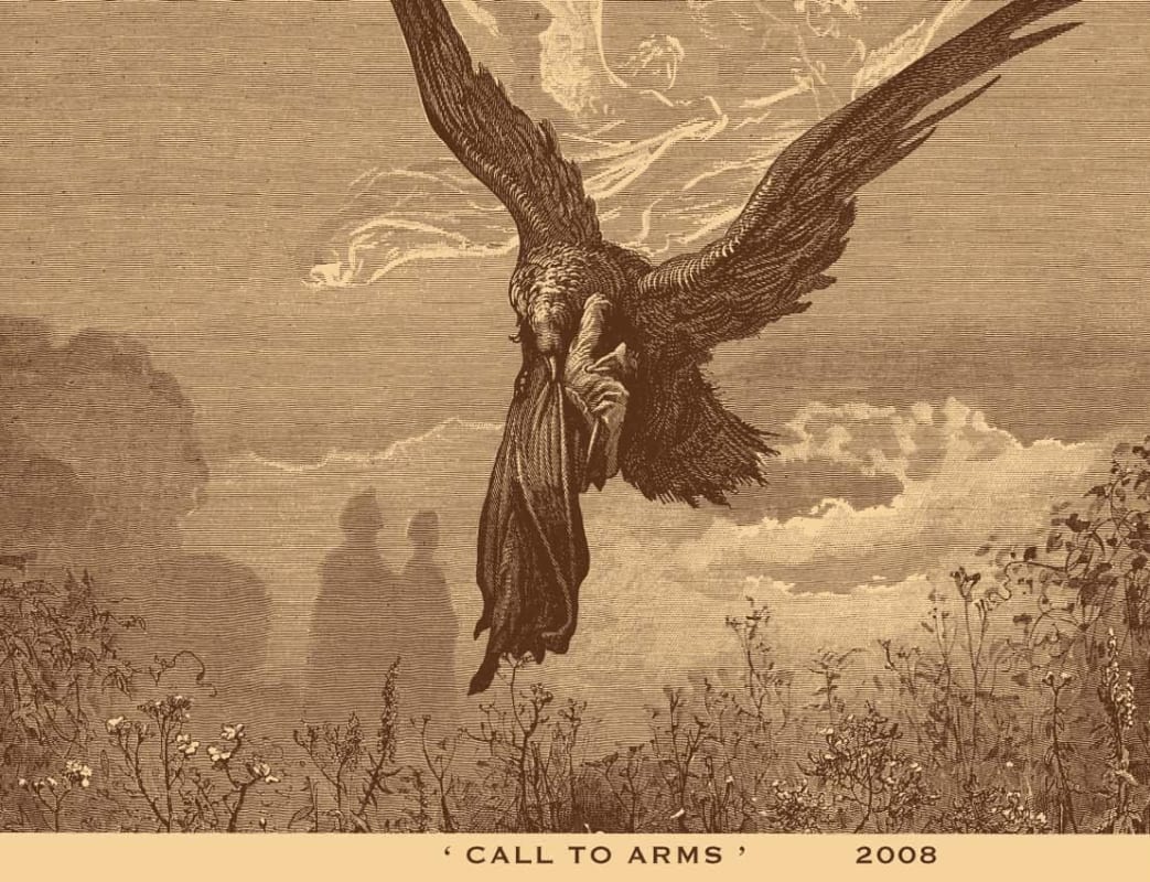 Sans Liege Call to Arms White Wine 2008 Front Label