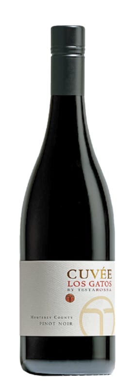 Testarossa Cuvee Los Gatos Pinot Noir 2018 Front Bottle Shot
