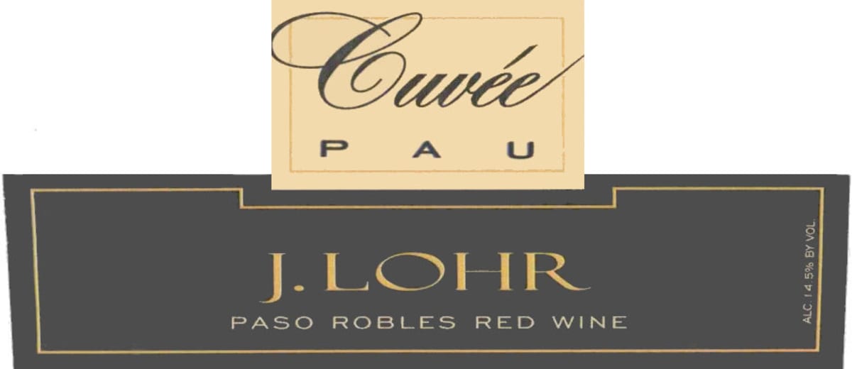 J. Lohr Cuvee PAU 2008 Front Label