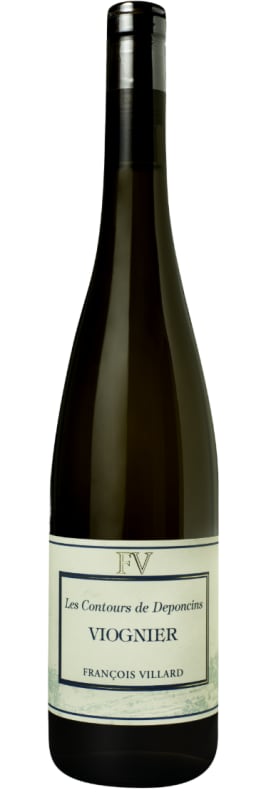 Francois Villard Contours de Deponcins Viognier 2021 Front Bottle Shot