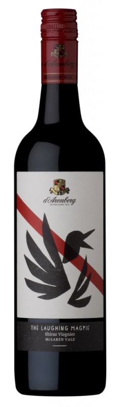 d'Arenberg The Laughing Magpie Shiraz-Viognier 2017 Front Bottle Shot