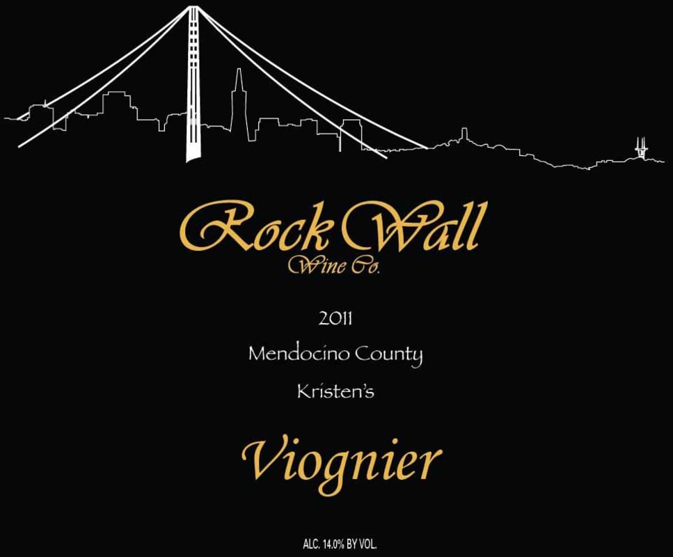 Rock Wall Kristen's Viognier 2011 Front Label