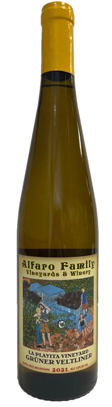 Alfaro Family Gruner Veltliner 2021 Front Bottle Shot