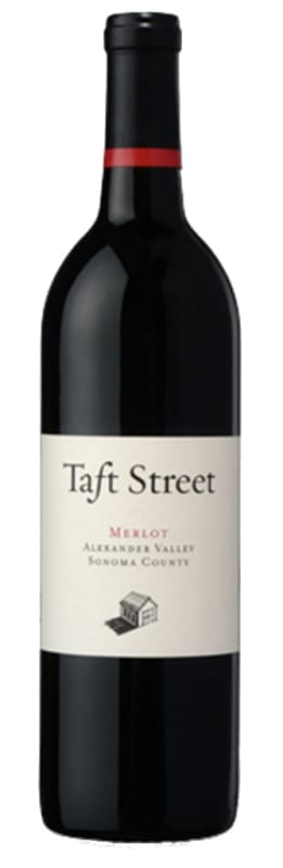 Taft Street Alexander Valley Merlot 2014 Front Bottle Shot