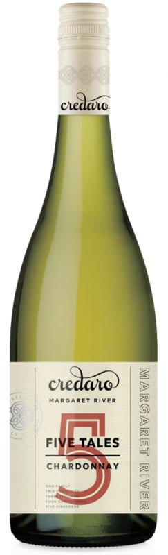 Credaro 5 Tales Chardonnay 2018 Front Bottle Shot