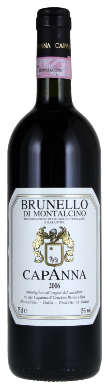 Capanna Brunello di Montalcino 2006 Front Bottle Shot