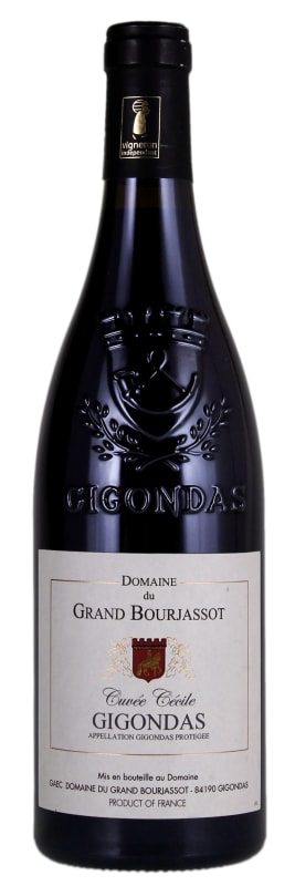 Domaine du Grand Bourjassot Gigondas Cuvee Cecile 2021 Front Bottle Shot