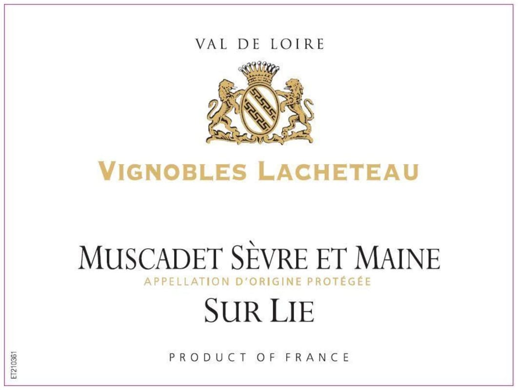 Lacheteau Muscadet Sevre et Maine Sur Lie 2017 Front Label