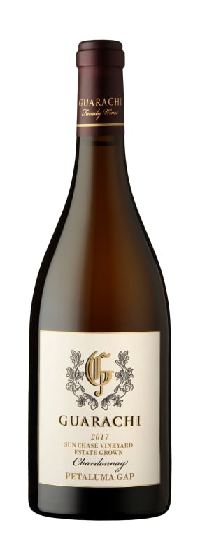 Guarachi Family Wines Sun Chase Vineyard Chardonnay 2017 Front Bottle Shot