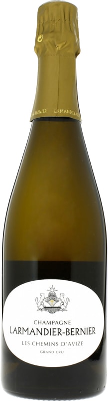 Larmandier-Bernier Les Chemins d'Avize Blanc de Blancs Grand Cru 2014 Front Bottle Shot