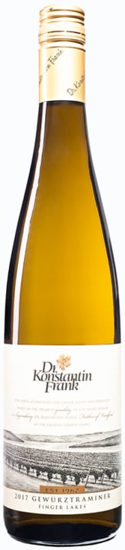 Dr. Konstantin Frank Gewurztraminer 2017 Front Bottle Shot