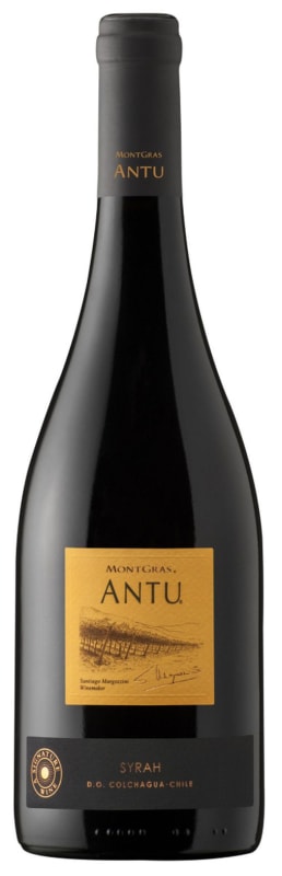 MontGras Antu Syrah 2017 Front Bottle Shot