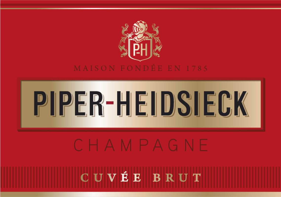 Piper-Heidsieck Cuvee Brut (375ML half-bottle) Front Label