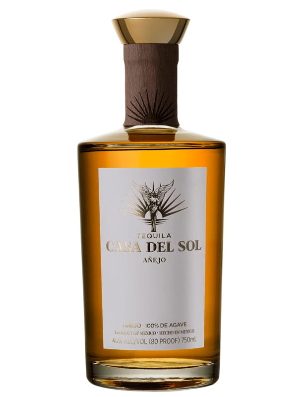Casa del Sol Tequila Anejo Front Bottle Shot