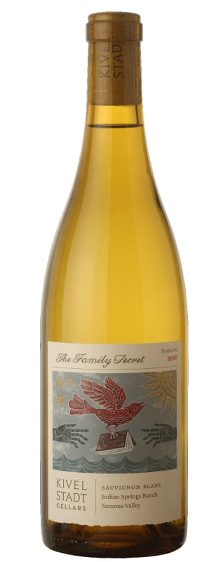 Kivelstadt Cellars Family Secret Sauvignon Blanc 2020 Front Bottle Shot