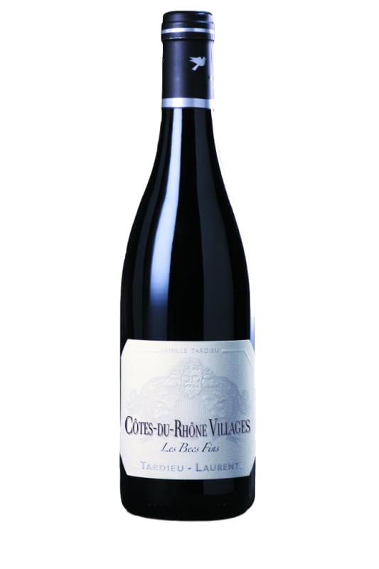 Tardieu-Laurent Les Becs Fins Cotes du Rhone Rouge 2017 Front Bottle Shot