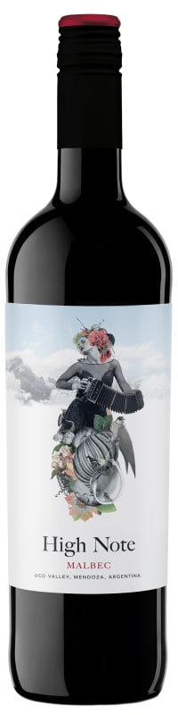 High Note Malbec 2020 Front Bottle Shot