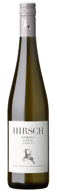 Weingut Hirsch Zobing Riesling 2017 Front Bottle Shot