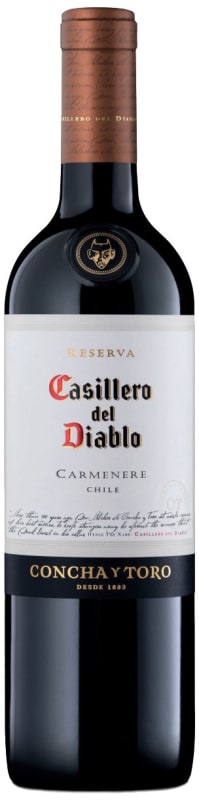 Casillero del Diablo Carmenere 2017 Front Bottle Shot
