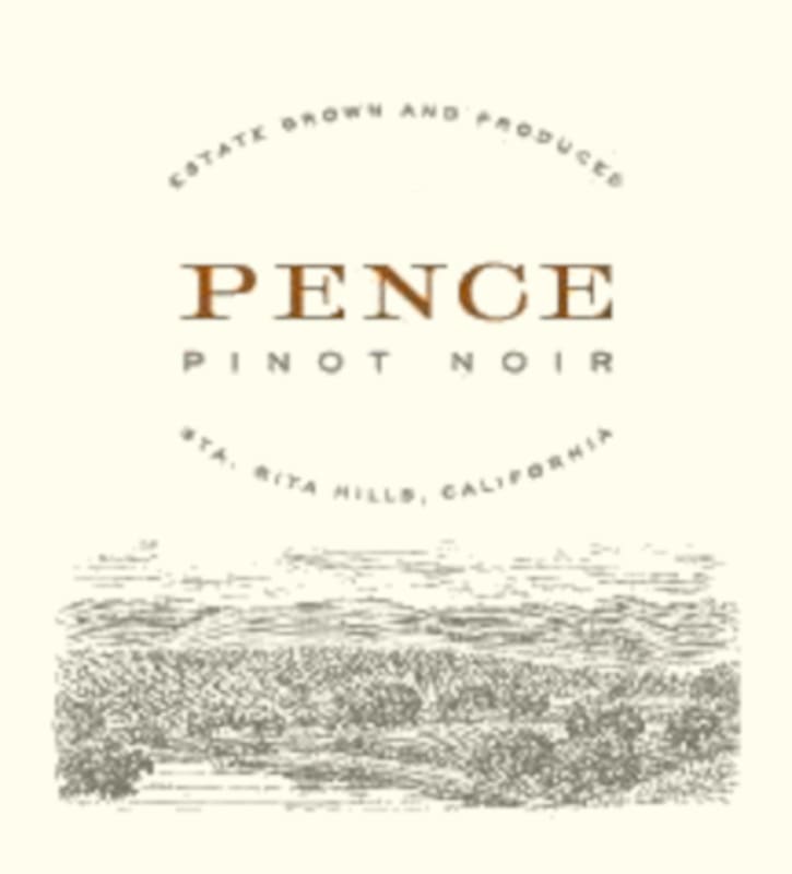 Pence Estate Pinot Noir 2018 Front Label