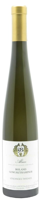Albert Boxler Vendanges Tardives Boland Gewurztraminer (500ML) 2018 Front Bottle Shot