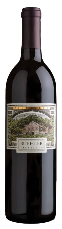 Buehler Zinfandel 2017 Front Bottle Shot