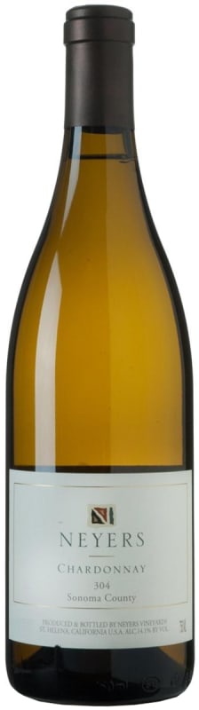 Neyers Sonoma 304 Chardonnay 2019 Front Bottle Shot